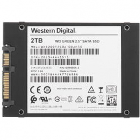 Накопитель SSD Western Digital Original Green 2Tb (WDS200T2G0A) - фото 5