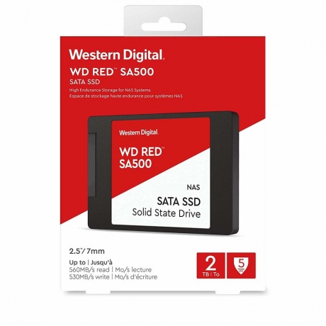 Накопитель SSD Western Digital Original Red 2Tb (WDS200T1R0A) - фото 4