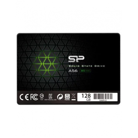 Накопитель SSD Silicon Power A56 128Gb (SP128GBSS3A56B25) - фото 1