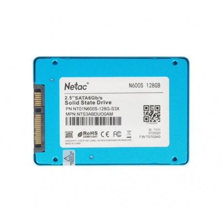 Накопитель SSD Netac N600S Series 128Gb (NT01N600S-128G-S3X) - фото 5