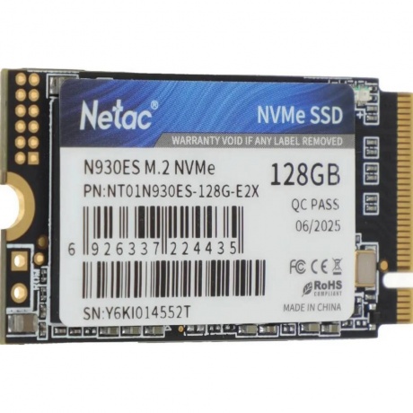 Накопитель SSD Netac N930ES Series 128Gb (NT01N930ES-128G-E2X) - фото 6
