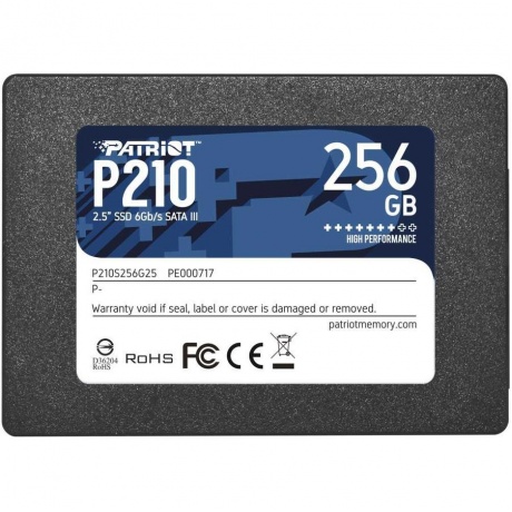 Накопитель SSD Patriot P210 256Gb (P210S256G25) - фото 1