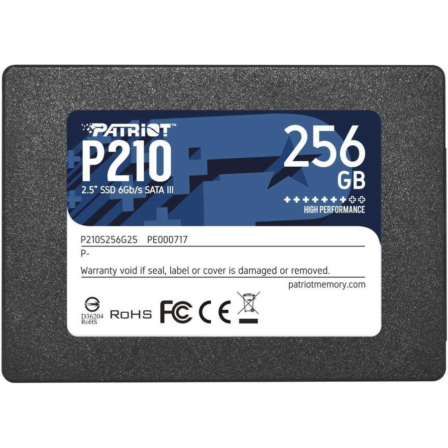 Накопитель SSD Patriot P210 256Gb (P210S256G25) ssd накопитель patriot p210 sata 2 5 256gb p210s256g25