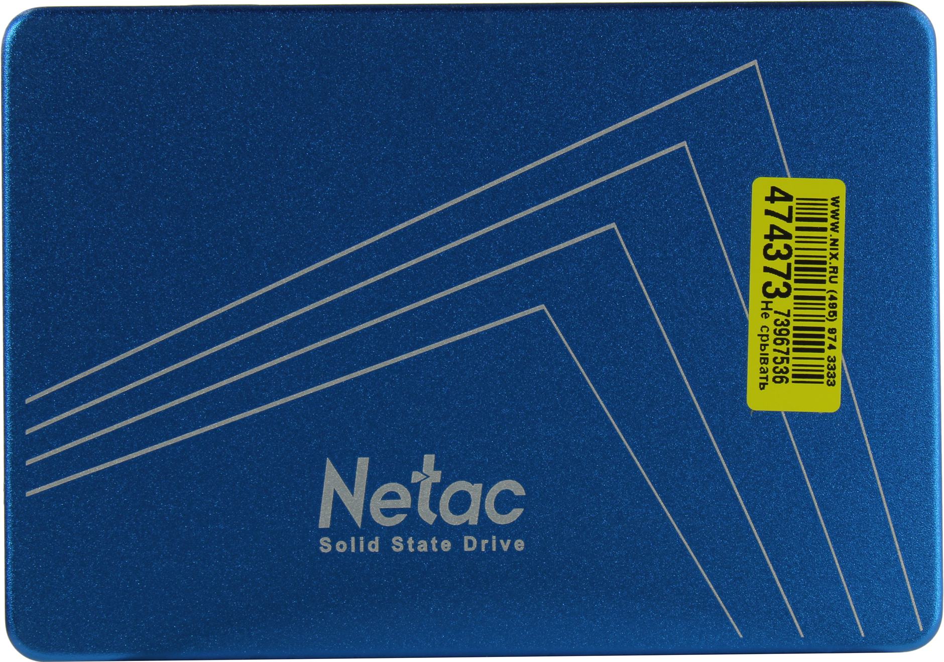 Накопитель SSD Netac N600S Series 256Gb (NT01N600S-256G-S3X) жесткий диск ssd 1000gb netac n600s r560 w520 mb s nt01n600s 001t s3x 560 tbw
