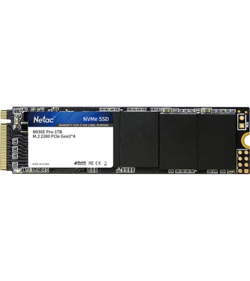 Накопитель SSD Netac N950E Pro Series 500Gb (NT01N950E-500G-E4X) твердотельный накопитель netac 500 гб m 2 nt01n950e 500g e4x