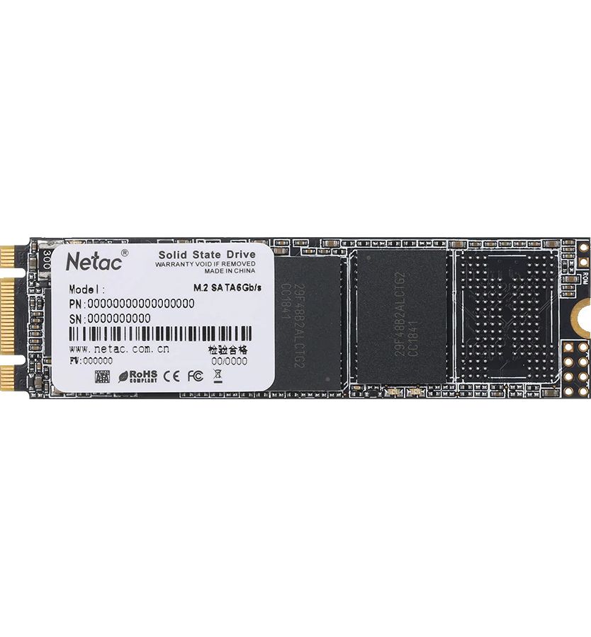 Накопитель SSD Netac N535N Series 2Tb (NT01N535N-002T-N8X) жесткий диск ssdm 2 1tb netac n535n r540 w490mb s nt01n535n 001t n8x 560 tbw