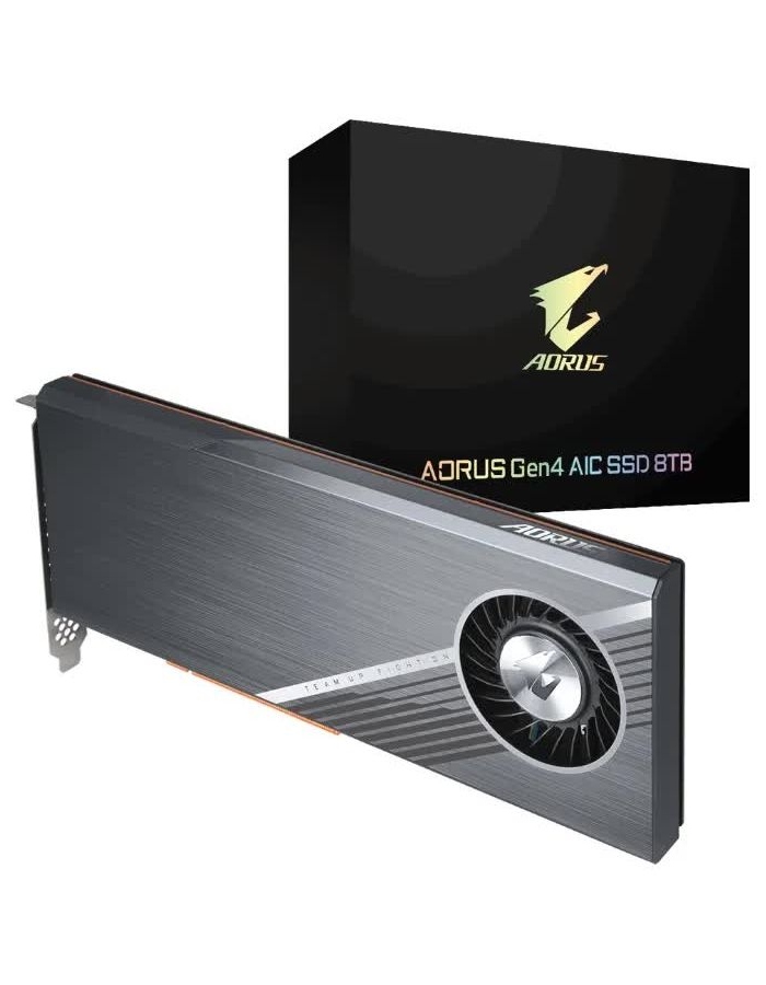 цена Накопитель SSD Gigabyte AORUS Gen4 AIC 8Tb (GP-ASACNE6800TTTDA)