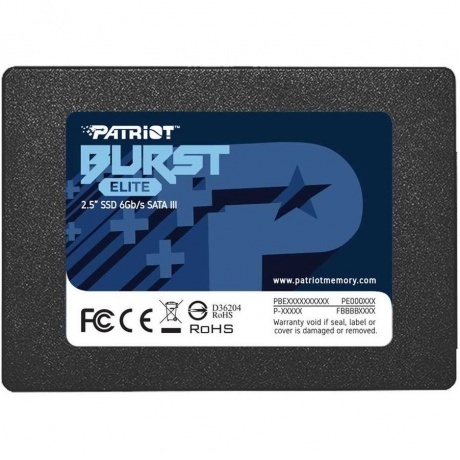 Накопитель SSD Patriot Burst Elite 120Gb (PBE120GS25SSDR) - фото 2