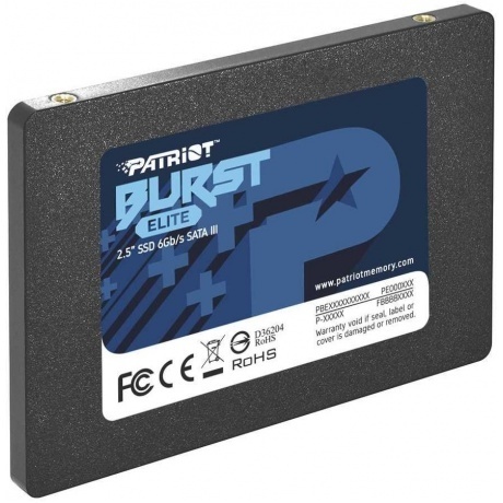 Накопитель SSD Patriot Burst Elite 120Gb (PBE120GS25SSDR) - фото 4