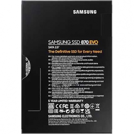 Накопитель SSD Samsung 870 EVO 250Gb (MZ-77E250BW) - фото 19
