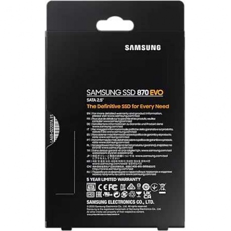 Накопитель SSD Samsung 870 EVO 250Gb (MZ-77E250BW) - фото 23