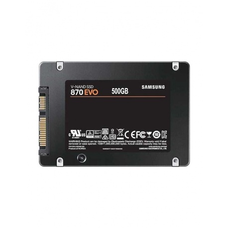 Накопитель SSD Samsung 870 EVO 500Gb (MZ-77E500BW) - фото 2