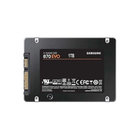 Накопитель SSD Samsung 1Tb 870 EVO (MZ-77E1T0BW) - фото 2