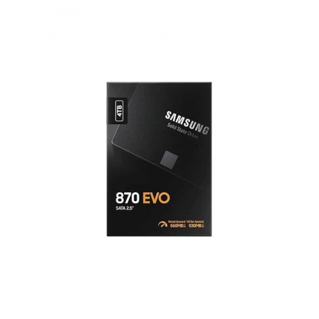 Накопитель SSD Samsung 4Tb 870 EVO 2,5&quot; (MZ-77E4T0BW) - фото 6