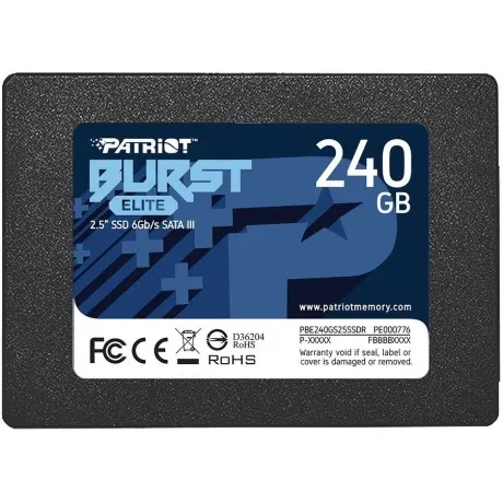 Накопитель SSD Patriot  SATA2.5" 240GB BURST ELITE PBE240GS25SSD...