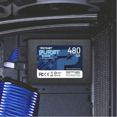 Накопитель SSD Patriot  SATA2.5&quot; 480GB BURST E PBE480GS25SSDR - фото 5