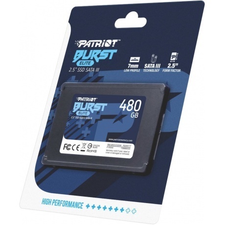 Накопитель SSD Patriot  SATA2.5&quot; 480GB BURST E PBE480GS25SSDR - фото 8