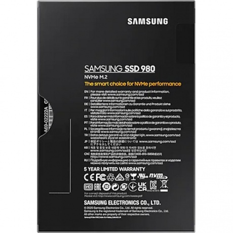Накопитель SSD Samsung 980 1Tb (MZ-V8V1T0BW) - фото 5