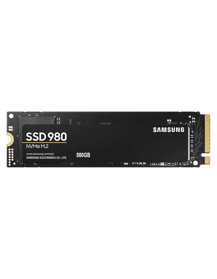 Накопитель SSD Samsung 980 500Gb (MZ-V8V500BW) твердотельный накопитель ssd samsung 500gb 980 2280 pci e 3 0 x4 mz v8v500b am