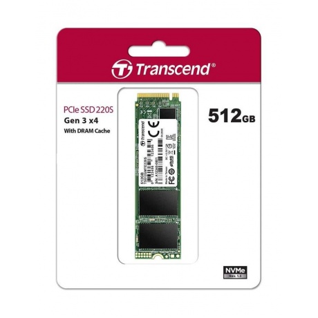 Накопитель SSD Transcend 512GB (TS512GMTE220S) - фото 3