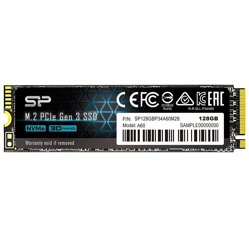 цена Накопитель SSD Silicon Power P34A60 128Gb (SP128GBP34A60M28)