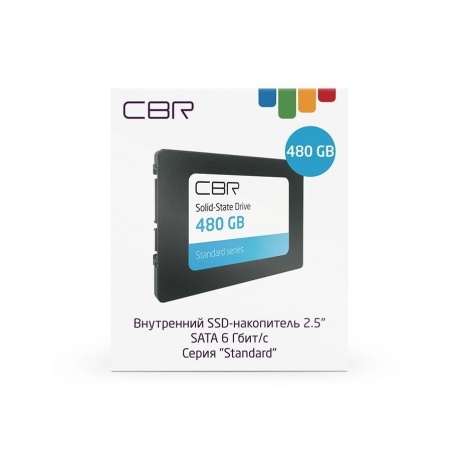 Накопитель SSD CBR Standart (SSD-480GB-2.5-ST21) - фото 4