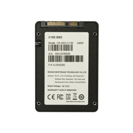 Накопитель SSD HIKVision 240GB С100 Series (HS-SSD-C100/240G) - фото 2