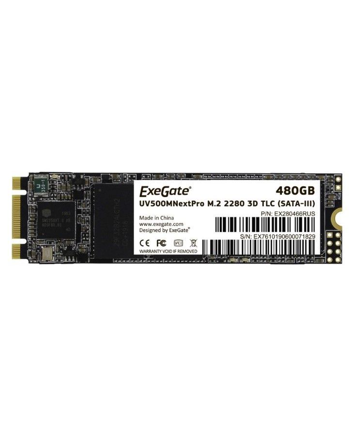 Накопитель SSD ExeGate UV500MNextPro 480 Gb (EX280466RUS) цена и фото