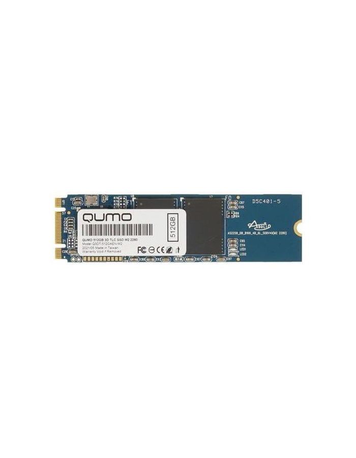 Накопитель SSD Qumo Novation 512GB (Q3DT-512GAEN-M2) ssd qumo novation 3d tlc q3dt 512gaen m2