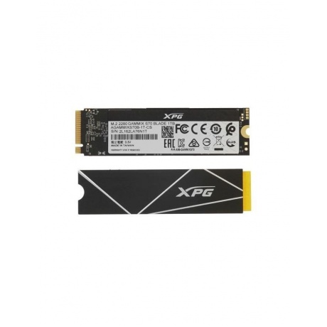 Накопитель SSD A-Data Gammix S70 Blade 1024GB (AGAMMIXS70B-1T-CS) - фото 1