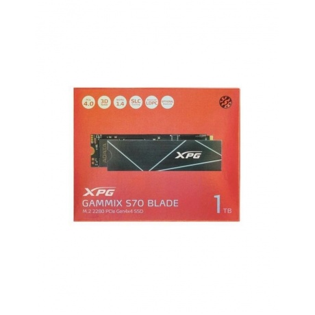 Накопитель SSD A-Data Gammix S70 Blade 1024GB (AGAMMIXS70B-1T-CS) - фото 4