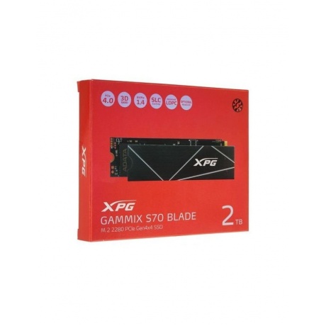 Накопитель SSD A-Data Gammix S70 Blade 2048GB (AGAMMIXS70B-2T-CS) - фото 4