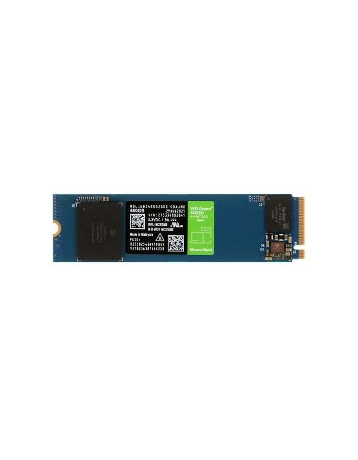 Накопитель SSD Western Digital 480GB (WDS480G2G0C) ssd накопитель western digital green sn350 240гб m 2 2280 wds240g2g0c