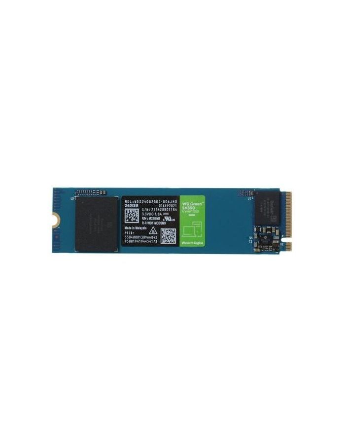 Накопитель SSD WD Original PCI-E x4 240Gb (WDS240G2G0C) ssd накопитель western digital green sn350 240гб m 2 2280 wds240g2g0c