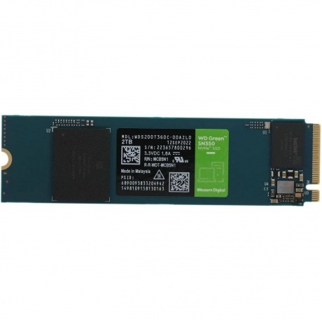 

Накопитель SSD Western Digital SN350 2ТБ (WDS200T3G0C)