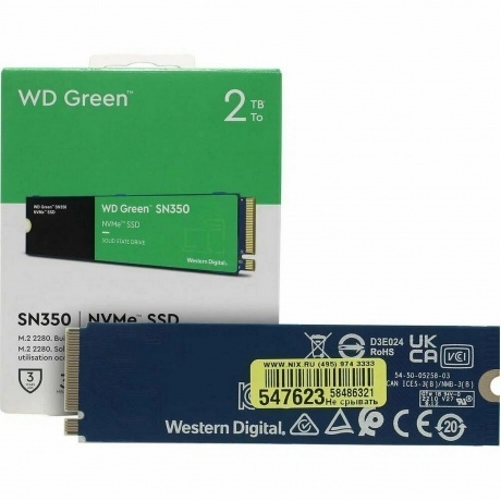 Накопитель SSD Western Digital SN350 2ТБ (WDS200T3G0C) - фото 7