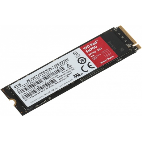 Накопитель SSD Western Digital 4TB Red (WDS400T1R0C) - фото 2
