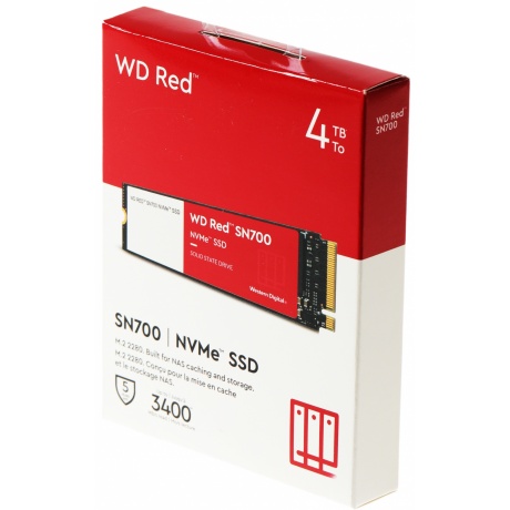 Накопитель SSD Western Digital 4TB Red (WDS400T1R0C) - фото 5