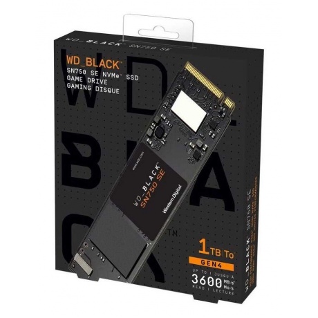 Накопитель SSD Western Digital 1TB TLC Black (WDS100T1B0E) - фото 3