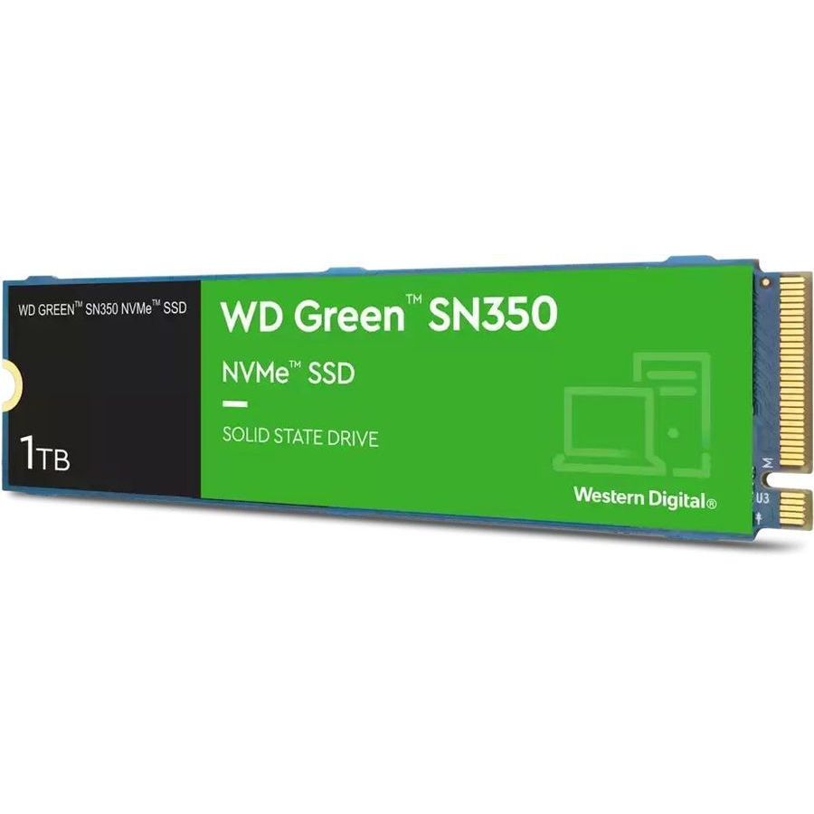Накопитель SSD Western Digital SN350 NVMe 1ТБ (WDS100T3G0C) ssd накопитель western digital m 2 2280 480gb green wds480g2g0c