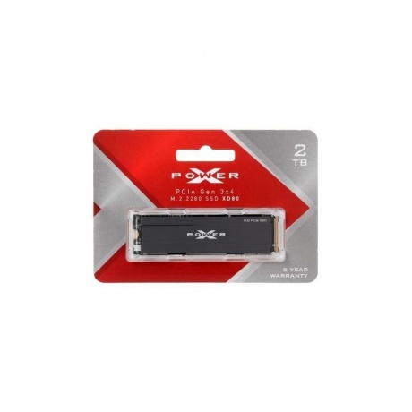 Накопитель SSD 2TB Silicon Power XD80, M.2 2280, PCI-E 3x4, [R/W - 3400/3000 MB/s] - фото 1