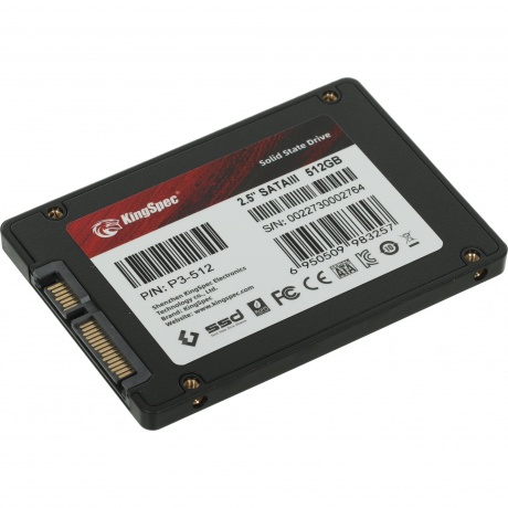 Накопитель SSD Kingspec SATA III 512Gb (P3-512) - фото 6