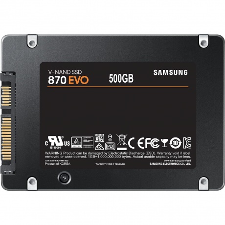 Накопитель SSD Samsung SATA III 500Gb 870 EVO (MZ-77E500B/EU) - фото 4