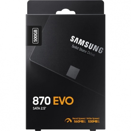 Накопитель SSD Samsung SATA III 500Gb 870 EVO (MZ-77E500B/EU) - фото 6