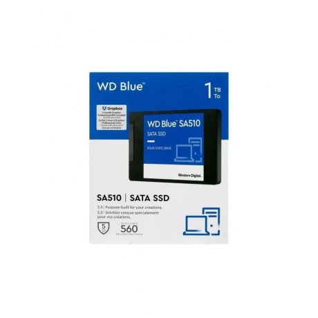 Накопитель SSD Western Digital Blue SA510 1Tb (WDS100T3B0A) - фото 6
