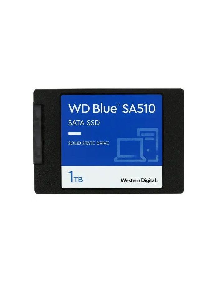 внутренний твердотельный накопитель western digital wd blue sa510 wds100t3b0a 1тб 2 5 Накопитель SSD Western Digital Blue SA510 1Tb (WDS100T3B0A)