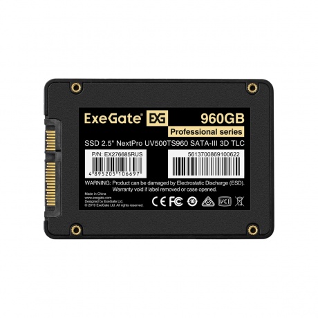 Накопитель SSD ExeGate NextPro UV500TS960 960Gb (EX276685RUS) - фото 2
