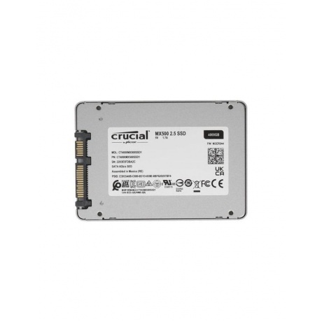 Накопитель SSD Crucial 4Tb 2.5&quot; SATA III MX500 (CT4000MX500SSD1) - фото 2