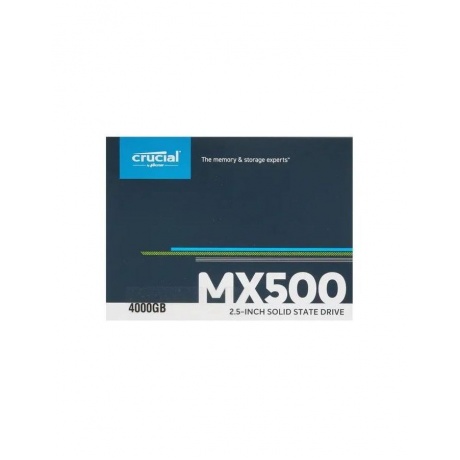 Накопитель SSD Crucial 4Tb 2.5&quot; SATA III MX500 (CT4000MX500SSD1) - фото 5