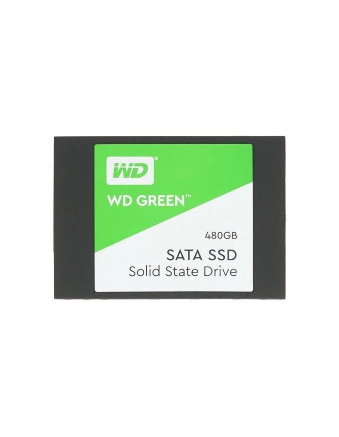 Накопитель SSD WD 480Gb SATA III Green (WDS480G3G0A) накопитель ssd wd original sata iii 480gb wds480g2g0a зеленый 2 5